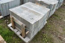 Pallet of 12" x 36" x 2" thermal Bluestone Pieces