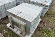 Pallet of 24" x 36" x 1" Thermal Bluestone Pieces