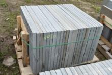 Pallet of 24" x 36" x 1.5" Thermal Bluestone Pieces