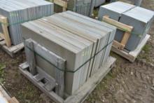 Pallet of 24" x 36" x 2" Thermal Bluestone Pieces