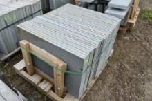 Pallet of 24" x 36" x 1" Thermal Bluestone Pieces