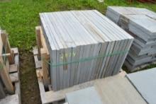 Pallet of 24" x 36" x 1.5" Thermal Bluestone Pieces