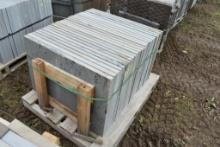 Pallet of 24" x 36" x 1.5" Thermal Bluestone Pieces