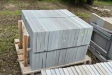 Pallet of 12" x 36" x 1.5" Thermal Bluestone Pieces