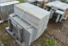 Pallet of 20" x 36" x 2" Thermal Bluestone Pieces