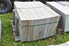 Pallet of 24" x 24" x 2" Thermal Bluestone Pieces
