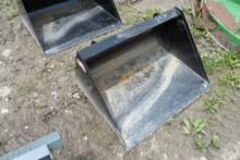 Kivel Mini Quick Attach 36" Skid Steer Bucket
