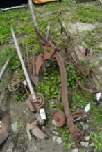Antique Single Bottom Furrowing Plow