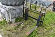 Fork Lift Forks on roll Pin Mast