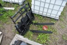 Future Mini Quick Attach Hydraulic Side Shift Pallet Forks