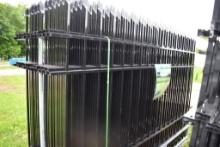 Eingp 22 Piece 10' Wrought Iron Site Fence
