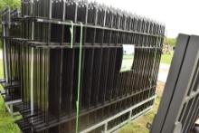 Eingp 22 Piece 10' Wrought Iron Site Fence