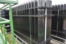 Eingp 22 Piece 10' Wrought Iron Site Fence