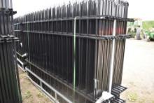 Eingp 22 Piece 10' Wrought Iron Site Fence