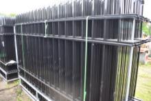 Eingp 22 Piece 10' Wrought Iron Site Fence