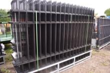 Eingp 22 Piece 10' Wrought Iron Site Fence