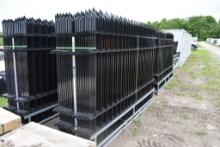 Eingp 22 Piece 10' Wrought Iron Site Fence