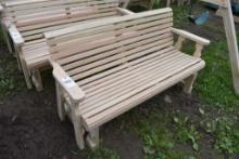 Amish Made 5' Roll Top Glider