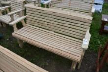 Amish Made 5' Roll Top Glider