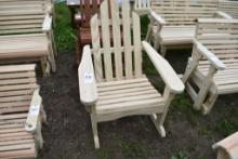 Amish Made Adirondack rocking Chair