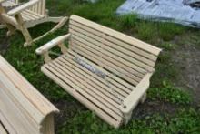 Amish Made 4' Porch Swing With chains