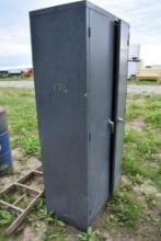 2 Door Steel Cabinet, 3 Shelves
