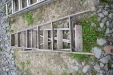 2 Wooden Step Ladders