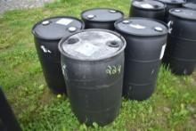 4 50Gal Plastic Barrels