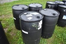 4 50Gal Plastic Barrels