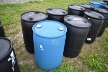 4 50Gal Plastic Barrels