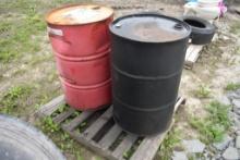 2 55 Gallon Barrels Used Oil