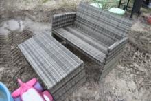 Outdoor Bench and Table