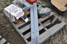 Pallet of Fence Charger, Hardware, 2 Gate Poles