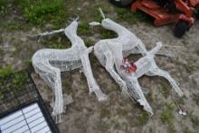 Set of 3 Decorative Deer