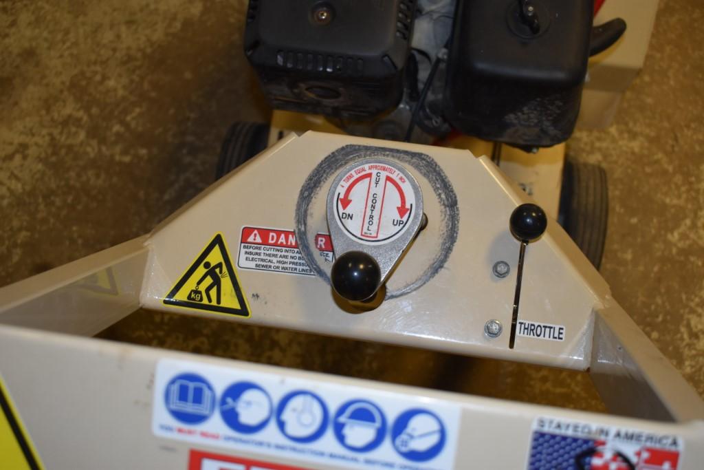 Edco SL-18 350 Walk Behind Concrete Saw