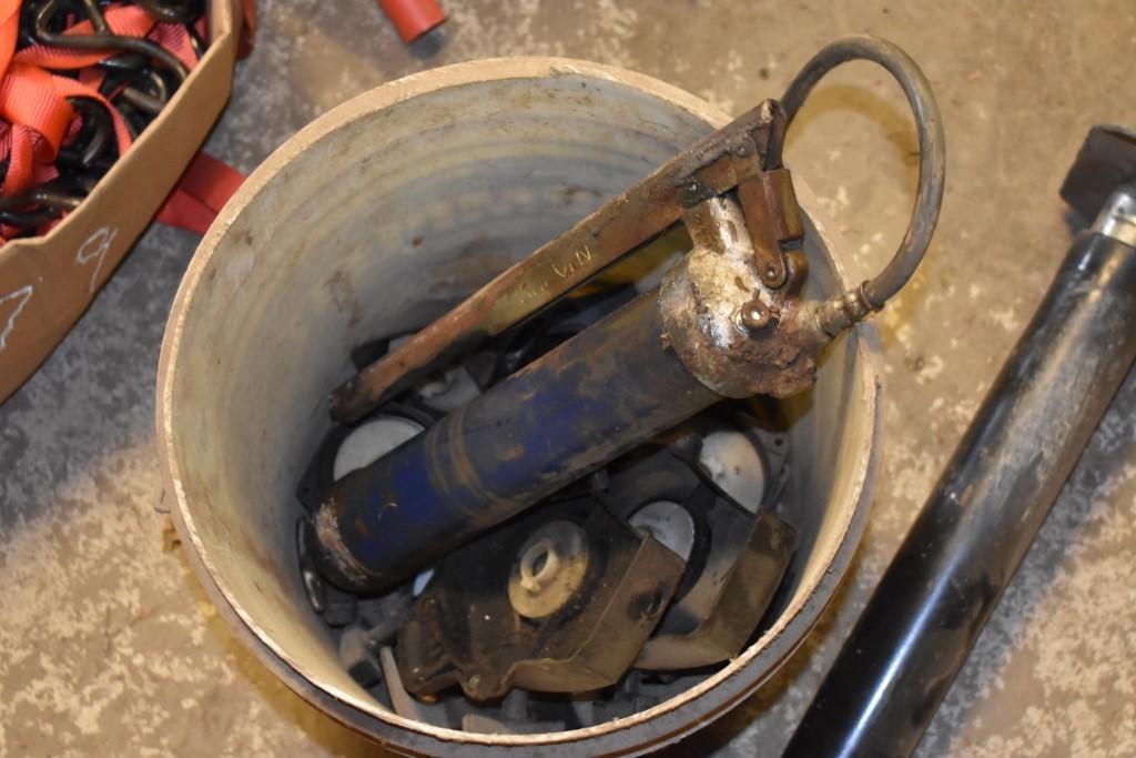 Trailer Jack, Grease Gun, and Echo Pull Cord Assemblies