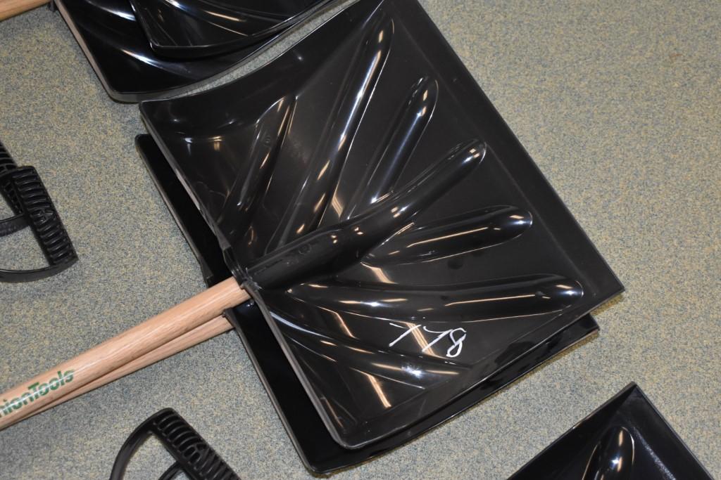 2 Union Tools Snow Shovels