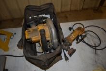 DeWalt DWE5 75SB 7-1/4" Corded Circular Saw, DeWalt Corded Angle Grinder