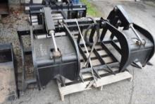 Loflin Quick Attach 78" Heavy Duty Grapple Bucket