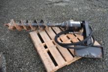 Blue Diamond Mini Quick Attach Post Hole Digger with 10" bit