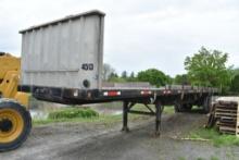 Wabash 45' Flat Deck Truck Tractor Trailer