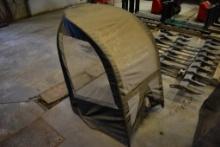 Cloth and Plastic Cab for Snow Blower