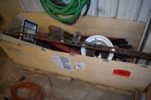 6' Box of Misc Metal and Parts