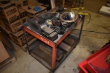 2-Tier Shop Cart with Contents