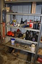 7 Tier Metal Shelf with Contents