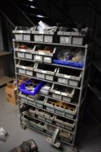 7 Tier Rolling Shelf Loaded With Contents