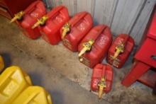 6 Gas Cans