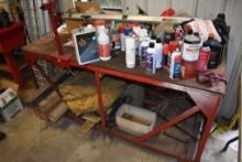 Bench with Contents