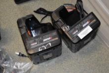 2 Echo 58V Battery Chargers