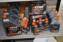 Large Group of Echo Power Blend Gold 2-Stroke Oil